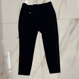 Donna Karan Women’s Dark Navy Tuxedo Dress Pants